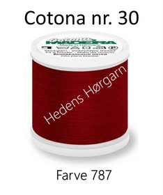 Madeira Cotona Nr. 30 Farve 787 bordeaux